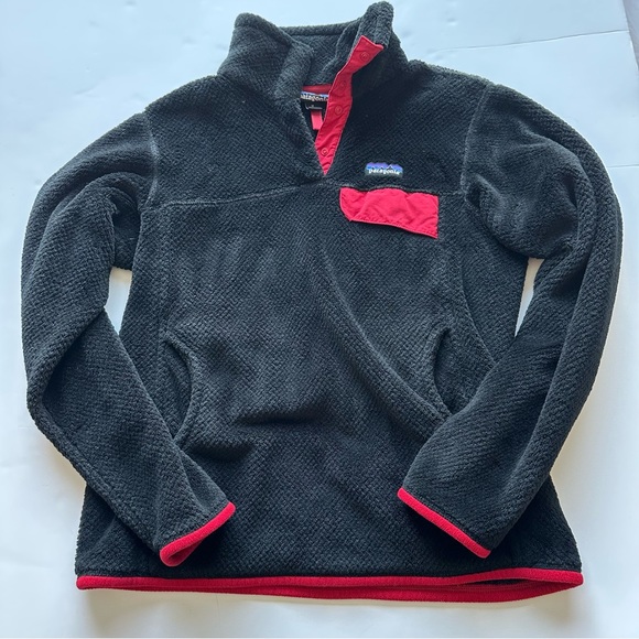 Patagonia Tops - Patagonia Black Synchilla Pullover Womens Medium